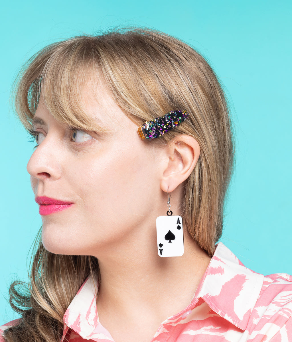 Ace Playing Card Earrings