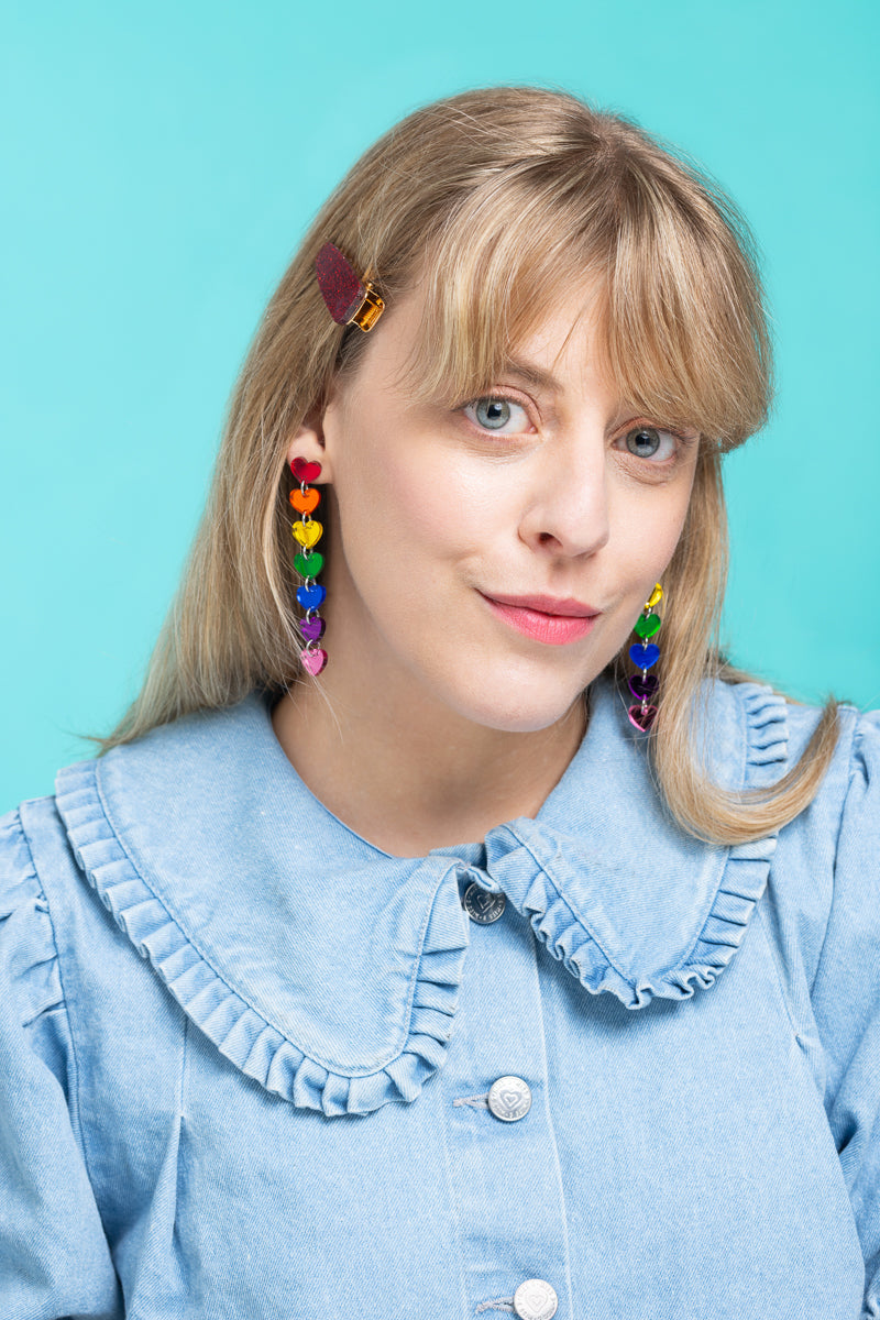 Pride Multi Heart Earrings