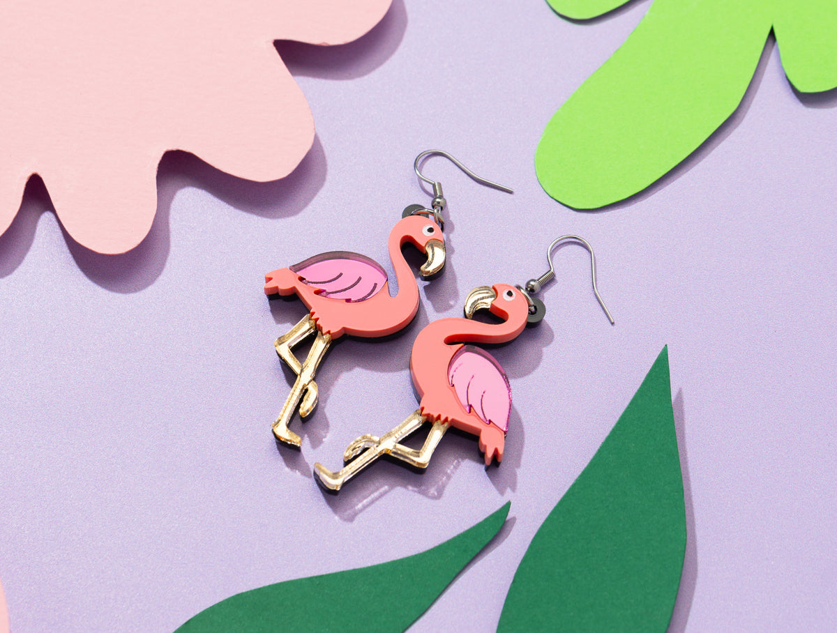 Flamingo Earrings