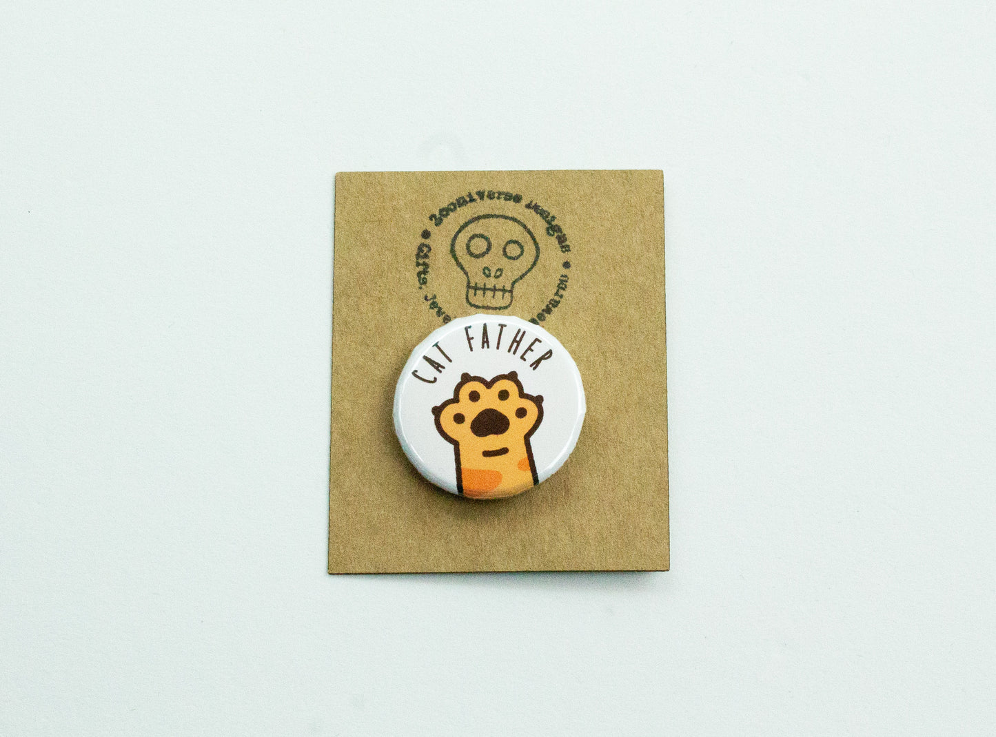Cat Mother/ Cat Father Button Badge