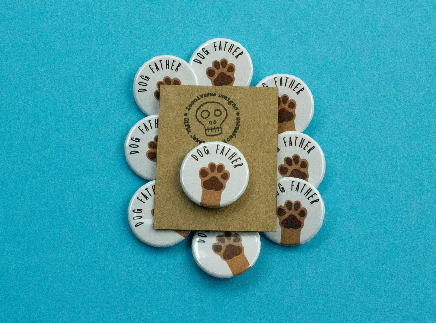 Dog Mother/ Dog Father Button Badge