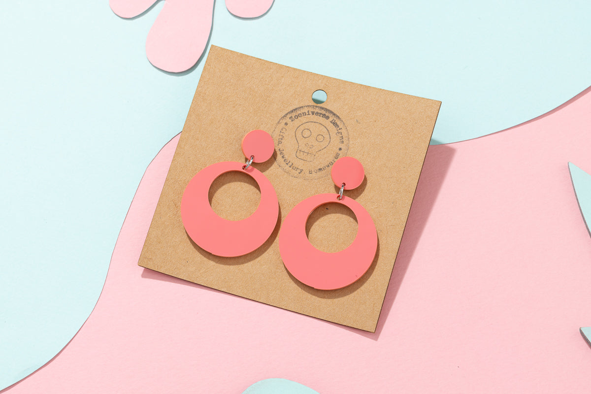 Sixties Circle Earrings