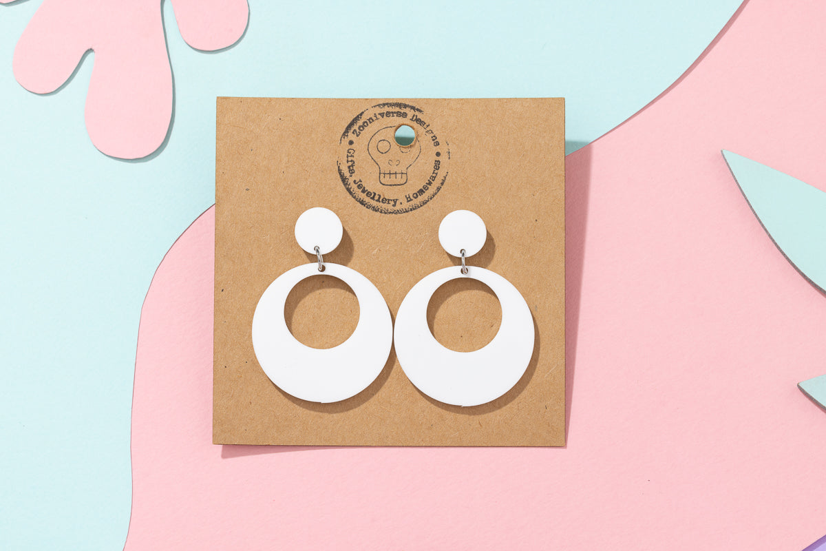 Sixties Circle Earrings