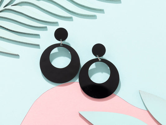 Sixties Circle Earrings